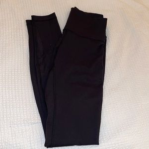 Black Lululemon Wunder Under Leggings